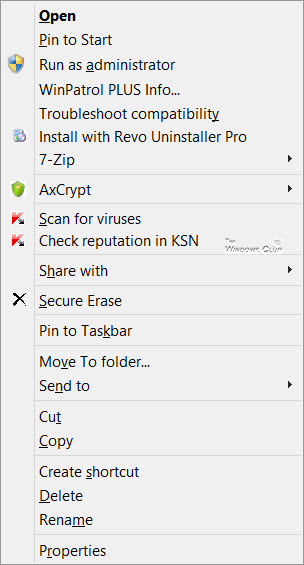 context-menu