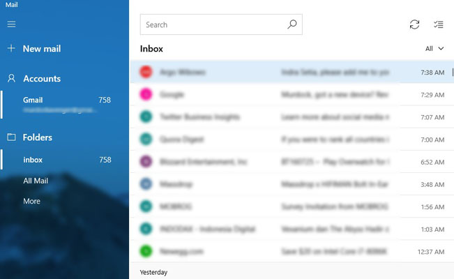 Cara Mudah Atur Gmail Lewat Aplikasi Mail Windows 10