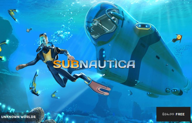 Dapatkan Game Subnautica Secara Gratis Sebelum 27 Desember 2018