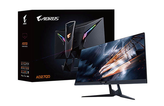 Monitor Gaming Gigabyte AORUS AD27QD Kini Kompatible Dengan Nvidia G-Sync
