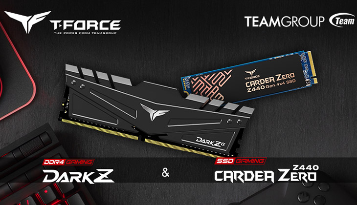 TeamGroup Umumkan Produk Gaming Terbaru, T-FORCE DARK Z α & CARDEA ZERO Z440