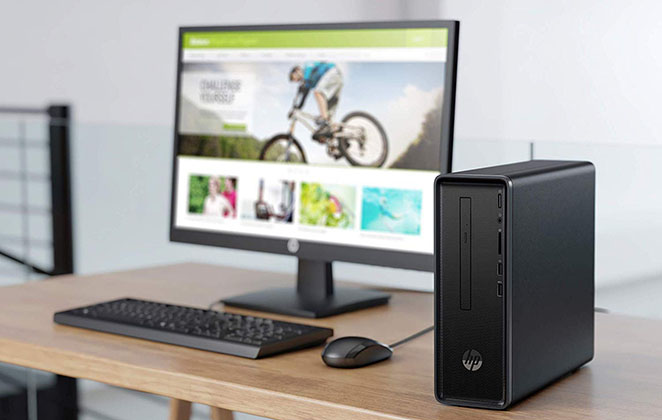 HP Slimline Desktop 290-p0032d : Murah, Kinerja Komputasi Tangguh & Konektivitas Super Lengkap