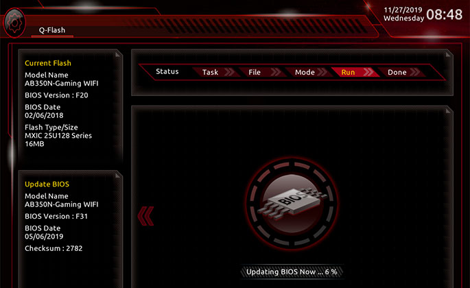 Begini Cara Update Bios Mobo Gigabyte Secara Manual, Feat AB350 Gaming WIFI