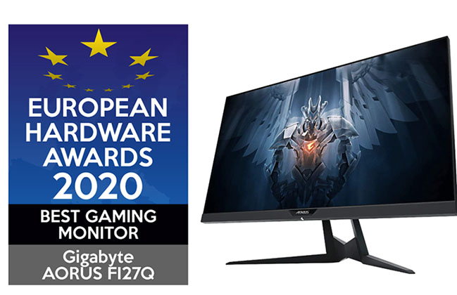 AORUS FI27Q Sabet Penghargaan European Hardware Awards 2020