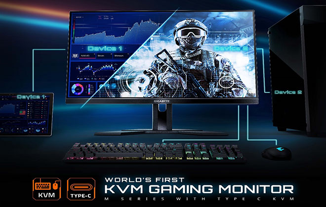GIGABYTE Luncurkan Jajaran Monitor Gaming Terbaru KVM Lineup Series