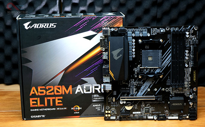 Gigabyte A520M AORUS Elite : Motherboard Entry level Rasa Premium