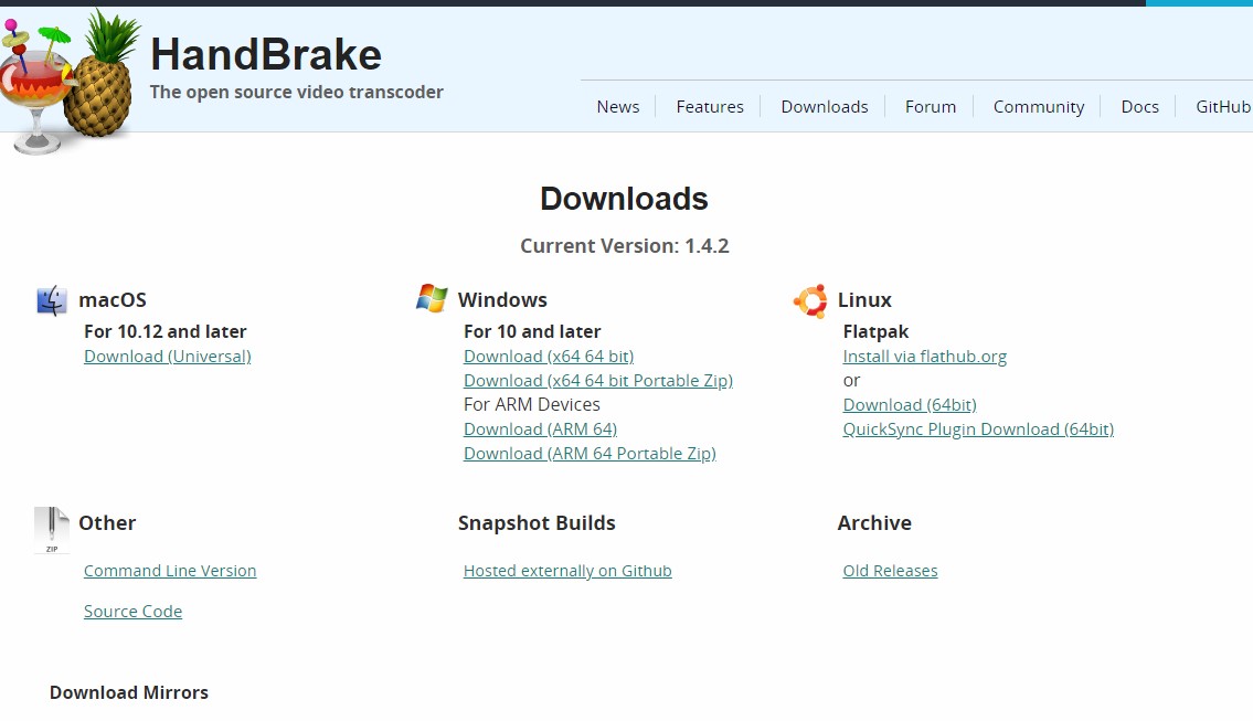 Konversi Video pake HandBrake