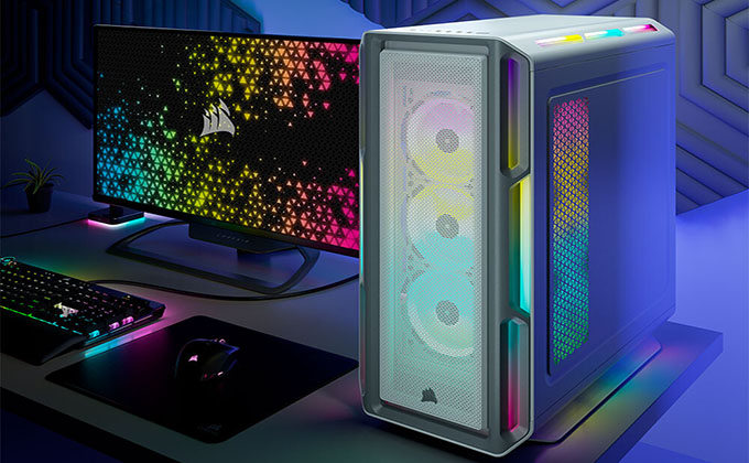 CORSAIR Umumkan Casing PC Terbaru iCUE 5000T RGB & LC100 Case Lighting Panels