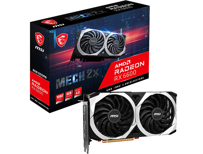 MSI Radeon™ RX 6600 MECH 2X Punya Harga Terendah Di Angka 3.9 Jutaan