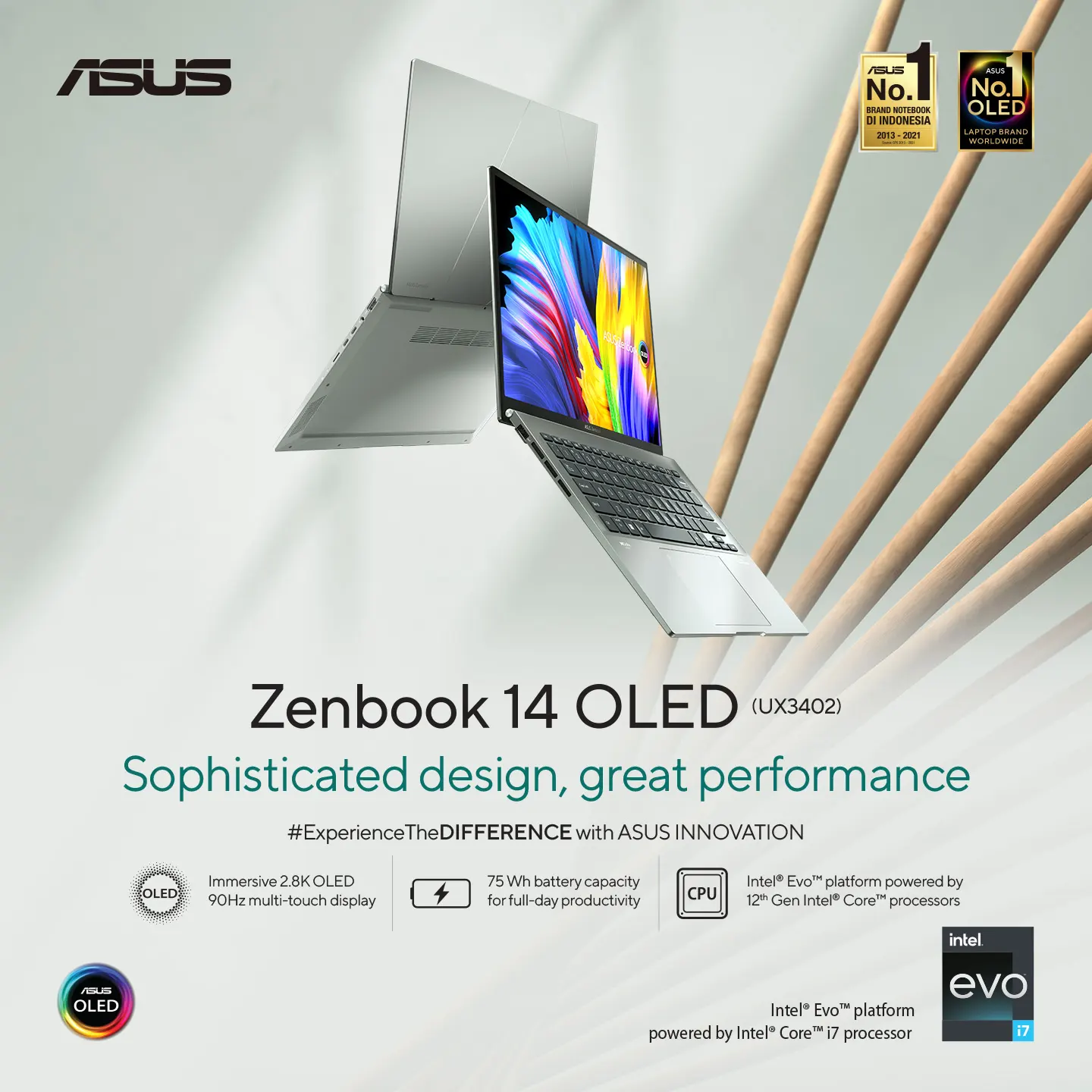ASUS Perkenalkan Zenbook 14 OLED Classic (UX3402) Generasi Terbaru