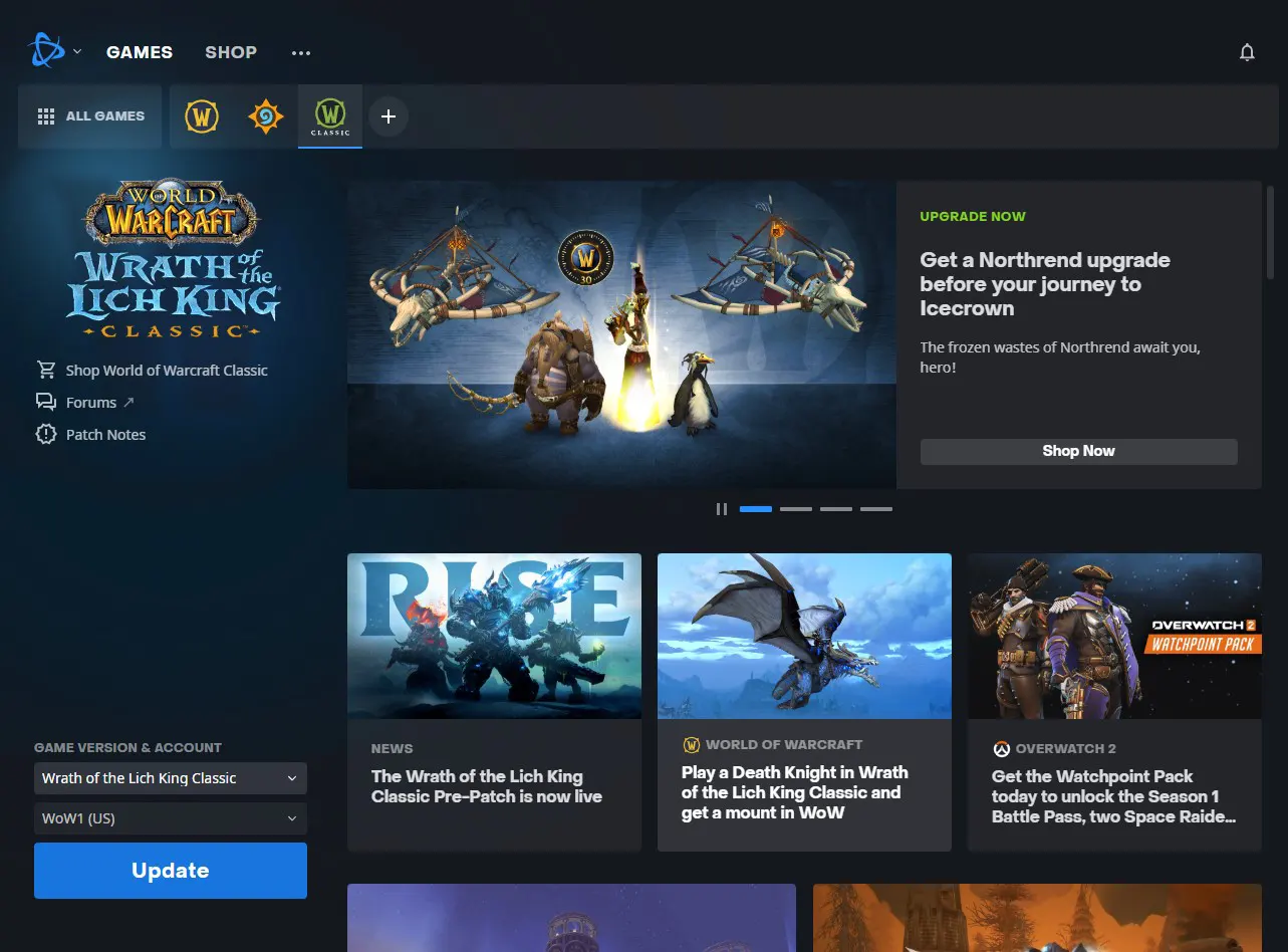 Syarat Untuk Bermain Game Wrath of the Lich King Classic