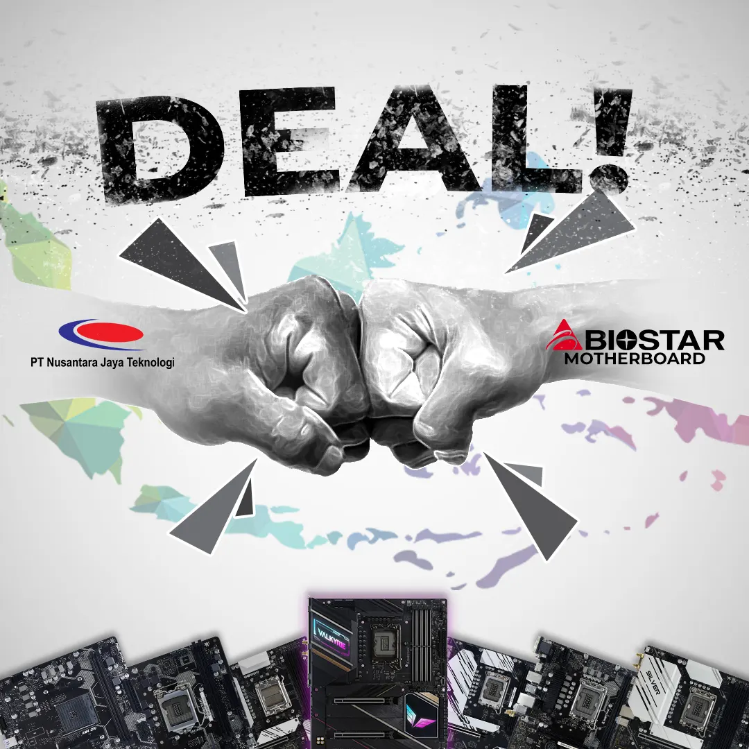 BIOSTAR Tunjuk NJT Sebagai Distributor Utama Motherboard Di Indonesia