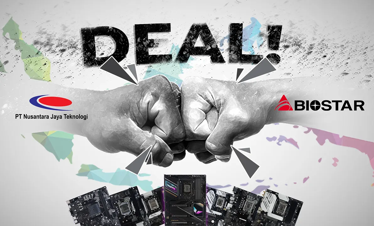 BIOSTAR Tunjuk NJT Sebagai Distributor Utama Motherboard Di Indonesia