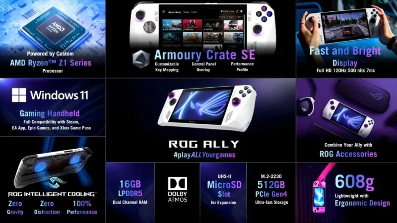 AMD Umumkan Prosesor Terbaru Ryzen Z1 & Ryzen Z1 Extreme
