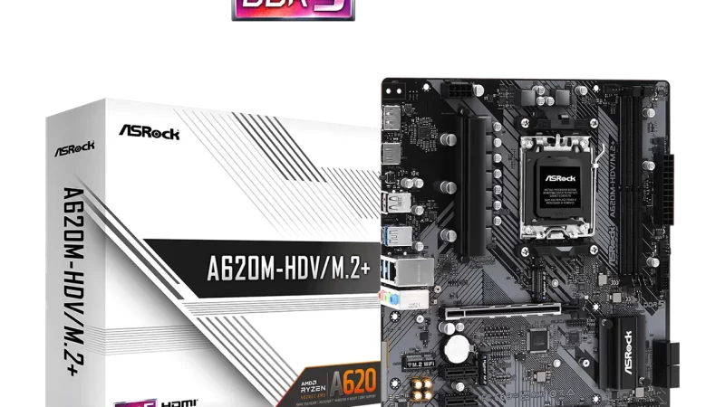 Motherboard Preview : ASRock A620M-HDV/M.2+