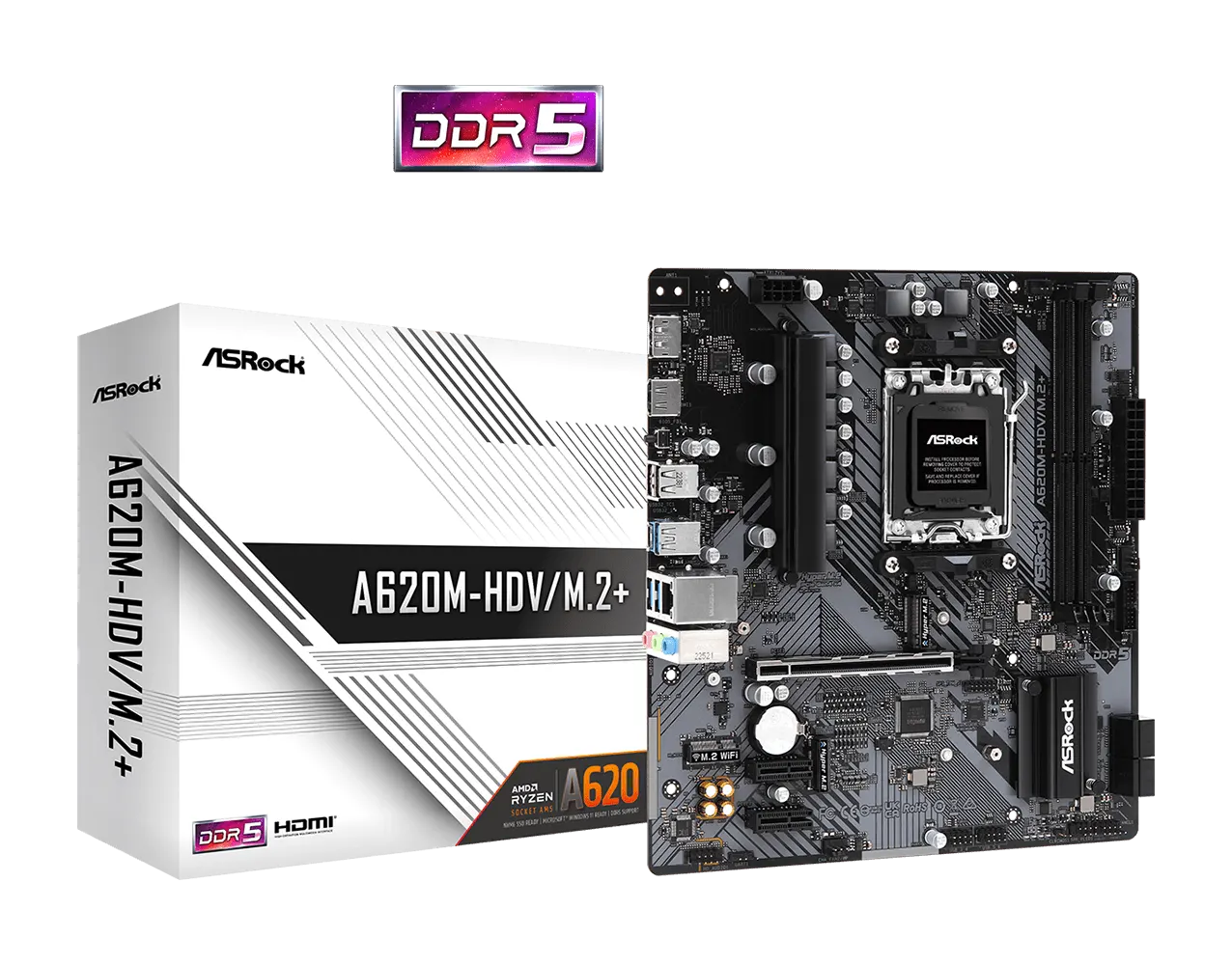 Motherboard Preview : ASRock A620M-HDV/M.2+
