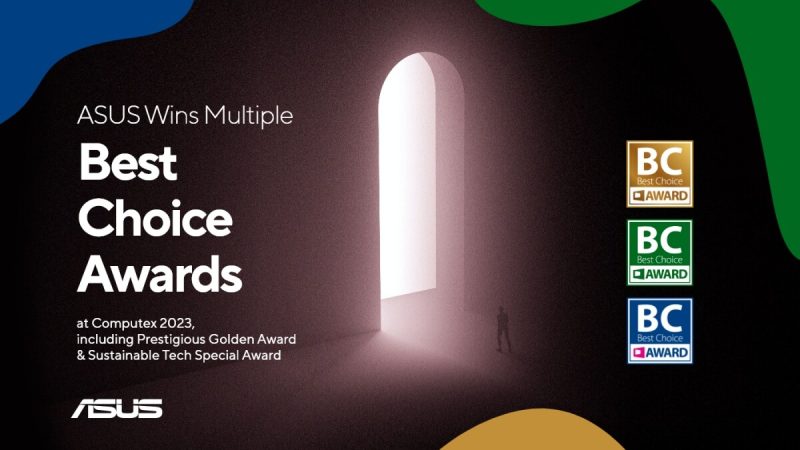 ASUS Raih Banyak Penghargaan Di Computex 2023 Best Choice Awards