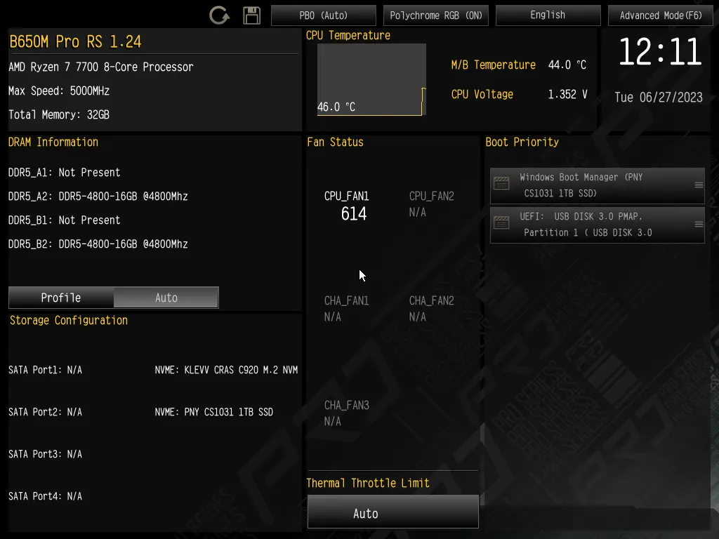 ASRock B650M PRO RS