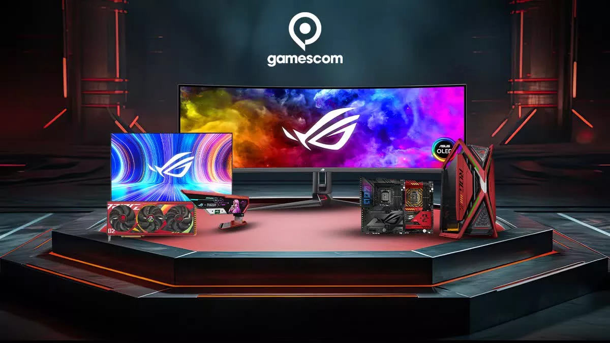 ASUS Unjuk Gigi Di Gamescom 2023, Termasuk Monitor OLED 4K 32 inci Pertama Di Dunia