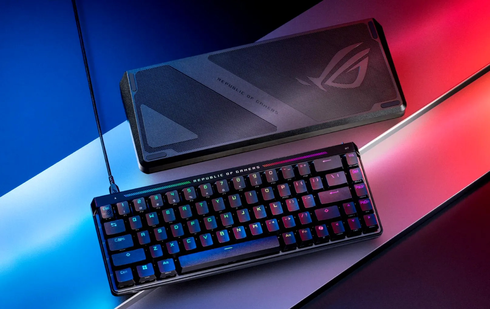 ASUS ROG Luncurkan Keyboard Gaming 65% Falchion Ace HFX