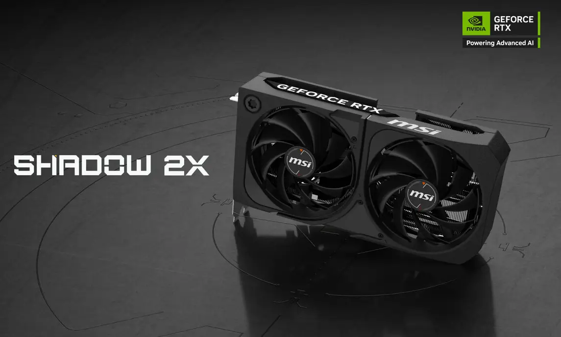 MSI Perluas Lini GeForce RTX 5070 dengan Seri SHADOW 2X