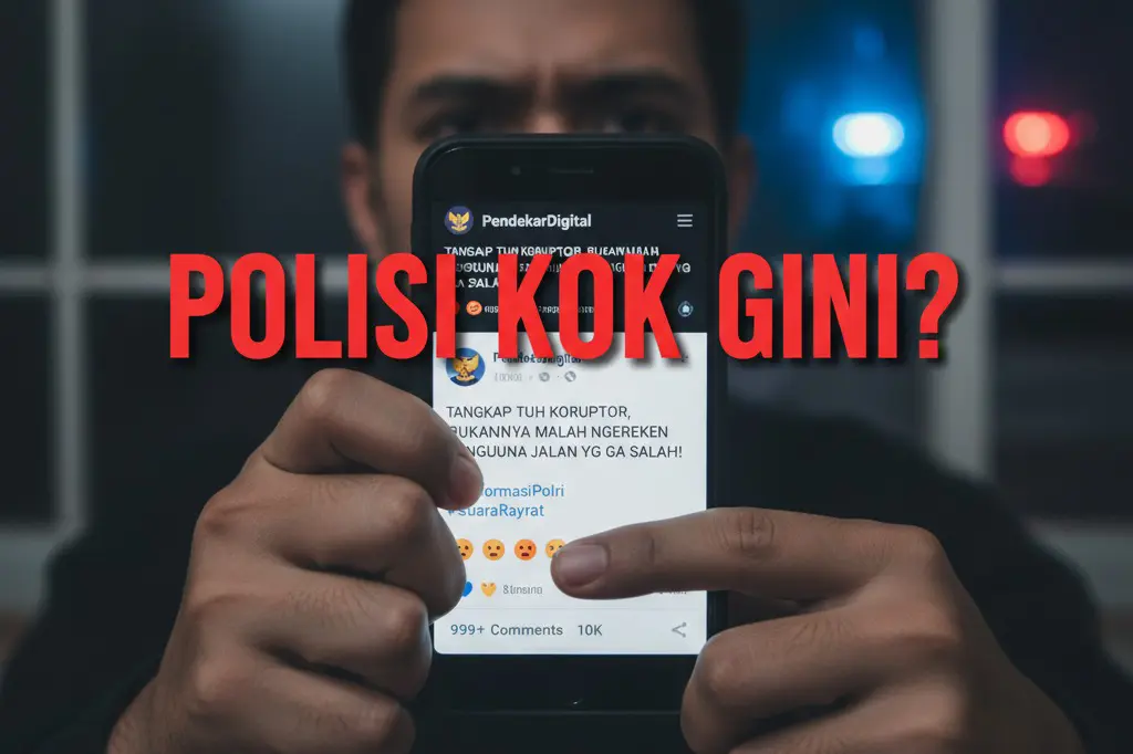 Gelombang Amarah Netizen Hantam Medsos Brimob Usai Tragedi Ojol Affan