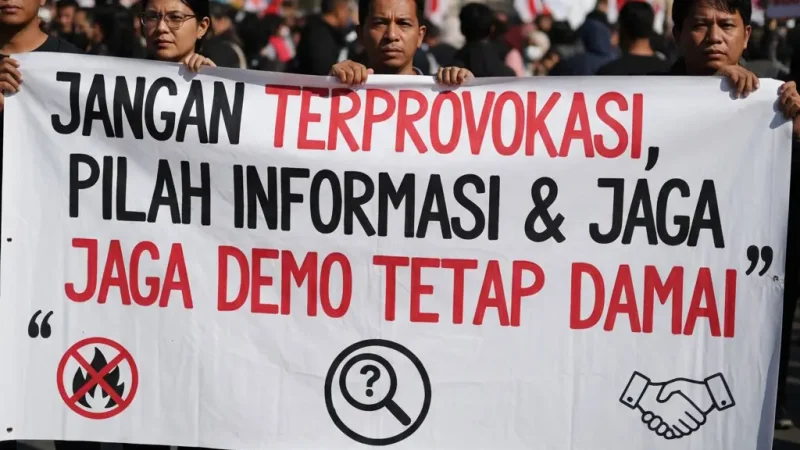Jangan Terprovokasi, Pilah Informasi & Jaga Demo Tetap Damai