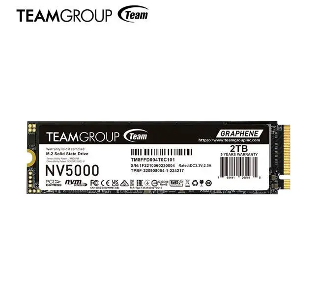 TEAMGROUP Luncurkan NV5000: SSD PCIe Gen4 Entry-Level, Kencang Tapi Hemat
