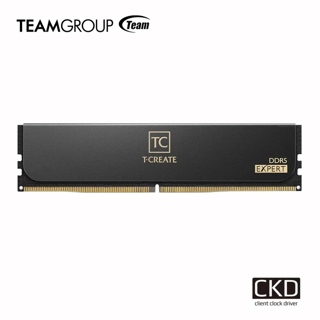 TEAMGROUP Rilis T-CREATE EXPERT CKD DDR5: RAM Khusus Kreator Dengan Teknologi CKD