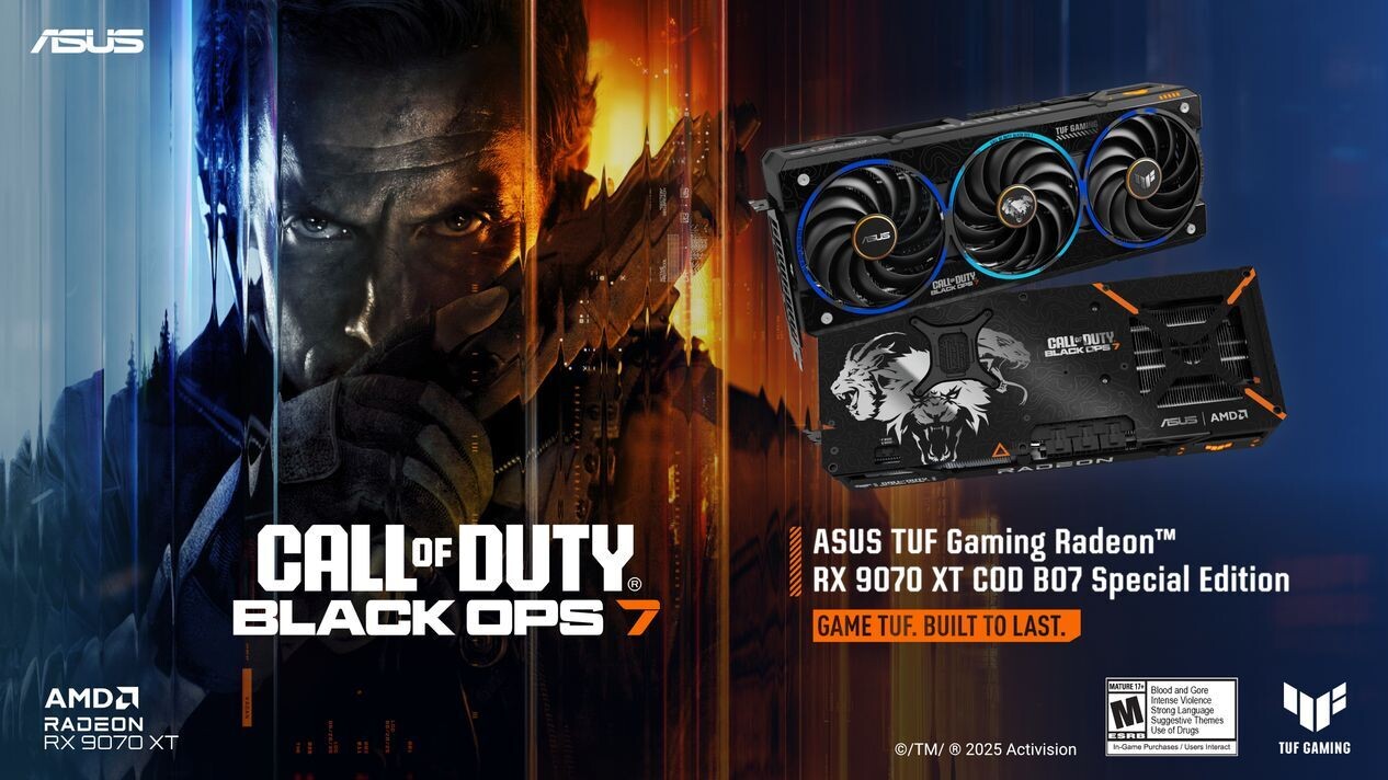 ASUS Rilis TUF Gaming RX 9070 XT Call of Duty: Black Ops 7 Special Edition