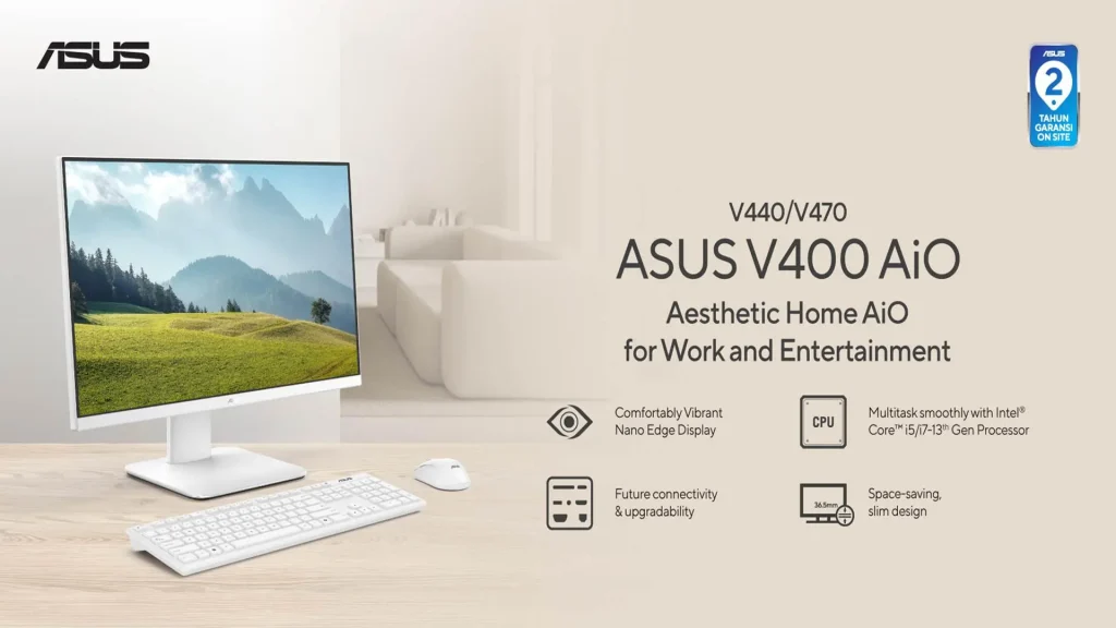 ASUS Rilis All-in-One PC V470 Series: AIO 27 Inci Touchscreen untuk Produktivitas Modern