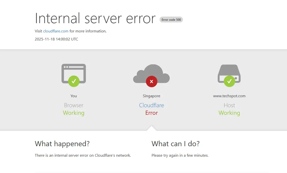 Gangguan Cloudflare Lumpuhkan X, OpenAI, PayPal & Game Online Besar