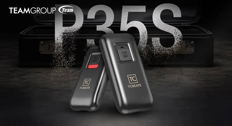 TEAMGROUP Luncurkan T-CREATE EXPERT P35S: SSD Eksternal Pertama di Dunia dengan Fitur Penghancuran Data Built-in