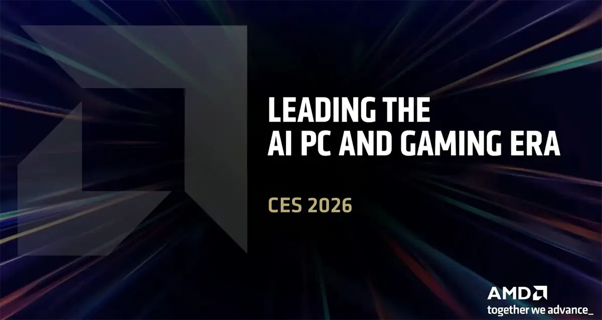 AMD Kuatkan Kepemimpinan AI di CES 2026: Ryzen AI 400 (60 TOPS), Ryzen 9 9850X3D & ROCm 7.2