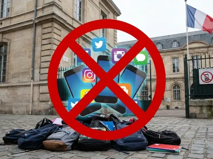 Prancis Larang Medsos untuk Anak di Bawah 15 Tahun, Ponsel Dilarang di Sekolah!