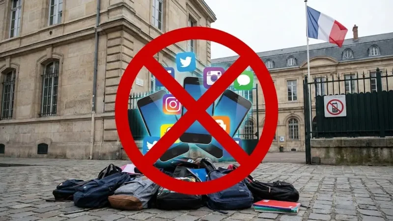 Prancis Larang Medsos untuk Anak di Bawah 15 Tahun, Ponsel Dilarang di Sekolah!