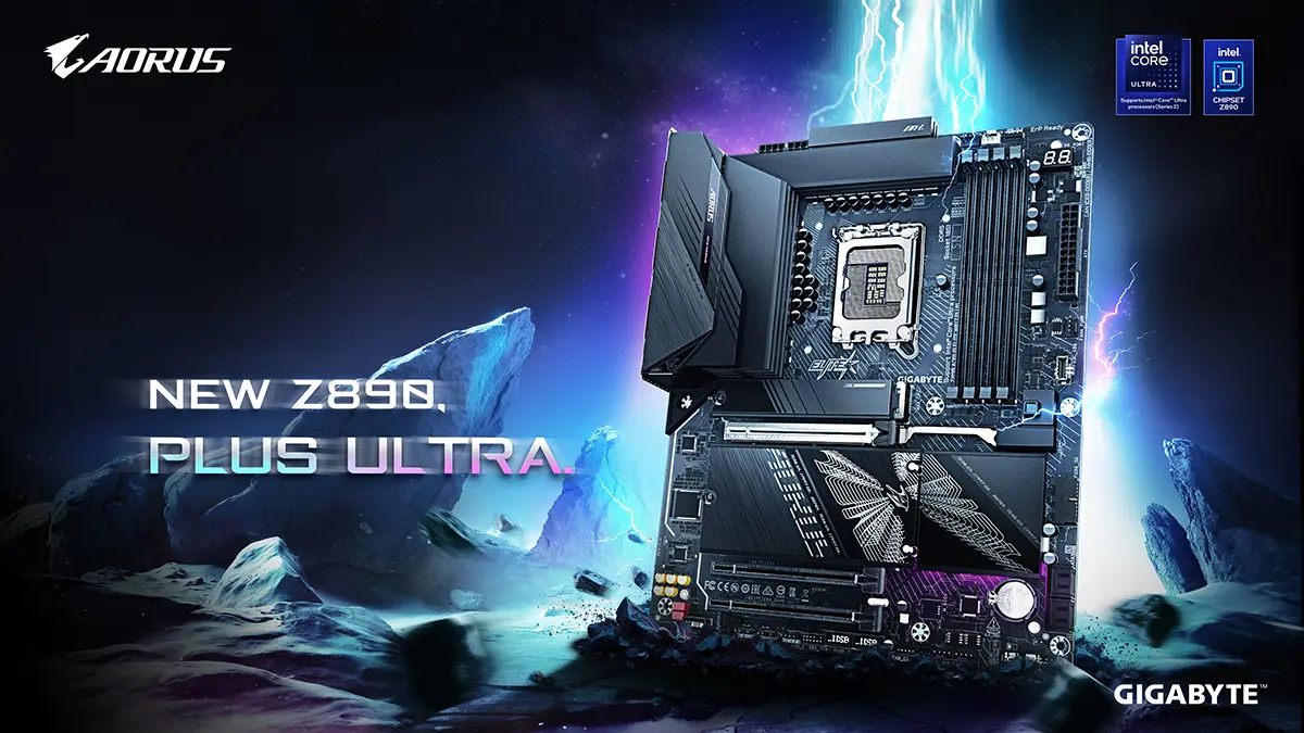 GIGABYTE Rilis Motherboard Z890 PLUS Series: Ultra Turbo Mode & DDR5 Up To 10.000 MT/s