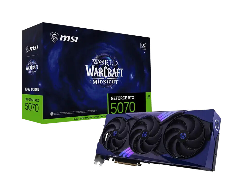 MSI x World of Warcraft: RTX 5070 Edisi “Midnight” Resmi Meluncur!