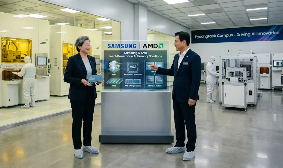 Duet Maut Samsung & AMD: Siapkan HBM4 Super Kencang Buat Tantang NVIDIA!