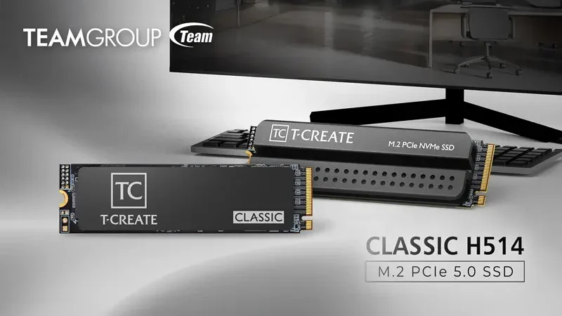 TEAMGROUP T-CREATE H514: SSD PCIe 5.0 Kenceng, Tembus 14.200 MB/s!