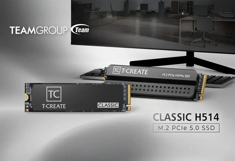 TEAMGROUP T-CREATE H514: SSD PCIe 5.0 Kenceng, Tembus 14.200 MB/s!