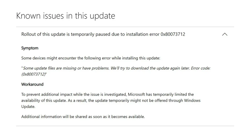 Update Windows 11 KB5079391 Ditarik! Error 0x80073712 Bikin User Gigit Jari