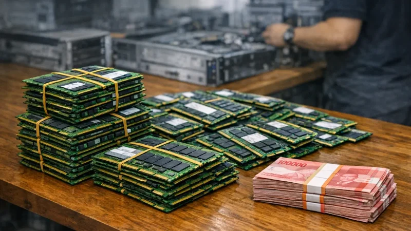 Hampir Jadi Sampah, 72 Keping RAM Server Bekas Kini Bernilai 300 Jutaan