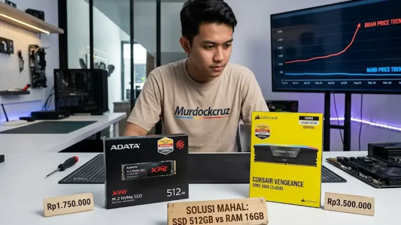Dilema Rakit PC 2026: Solusi Mahal Antara SSD 512GB vs RAM 16GB