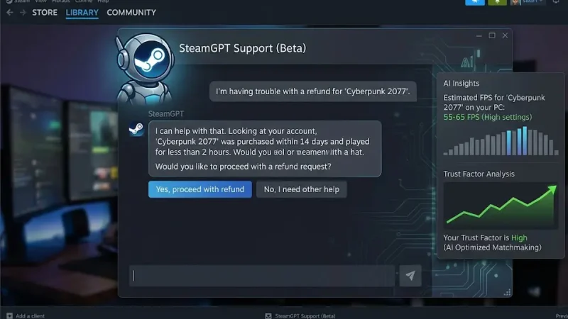 Valve Garap SteamGPT: AI Masa Depan untuk Support, Anti-Cheat & Prediksi FPS!