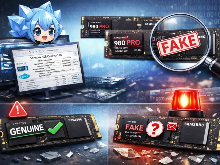 CrystalDiskInfo Rilis Update Terbaru: Kini Bisa Deteksi SSD Samsung Palsu!