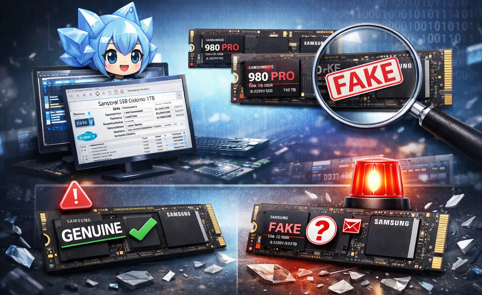 CrystalDiskInfo Rilis Update Terbaru: Kini Bisa Deteksi SSD Samsung Palsu!