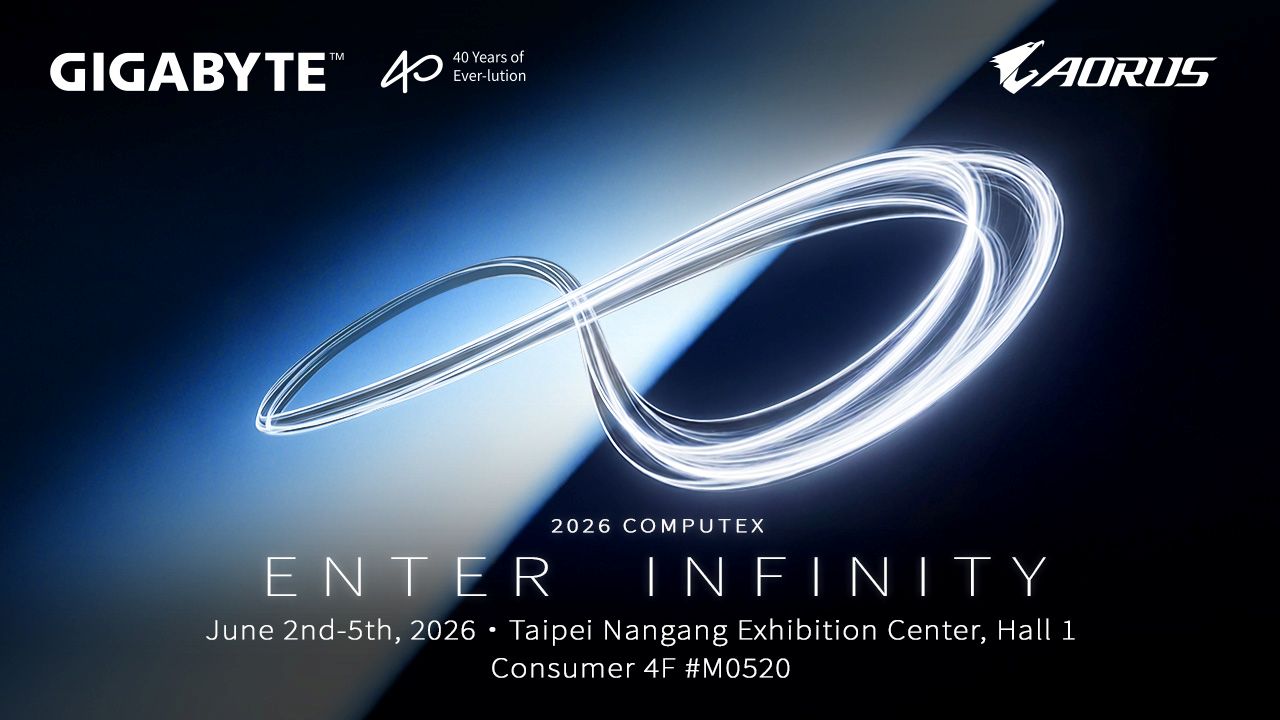 Rayakan Ultah ke-40, GIGABYTE Siap Guncang COMPUTEX 2026 Bertema “ENTER INFINITY”