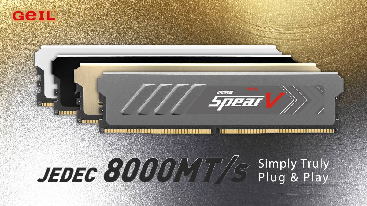 GeIL Siap Gebrak Computex 2026: RAM 8000 MT/s Standar JEDEC, Kencang Tinggal Colok!