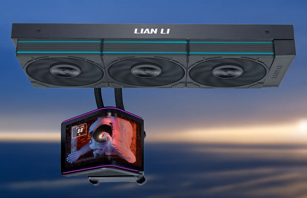 Lian Li Luncurkan AIO Liquid Cooler HydroShift II OLED Curved 360